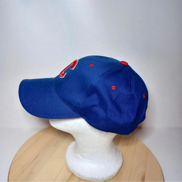 Chicago Cubs Blue Amd Red Adjustable Baseball Hat Genuine Merchandise - Picture 4 of 5